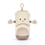 Knuffel Sneeuwschoen Amuseables Perta Snow Boot - 21 cm - Fantasieknuffels Jellycat - In den Olifant