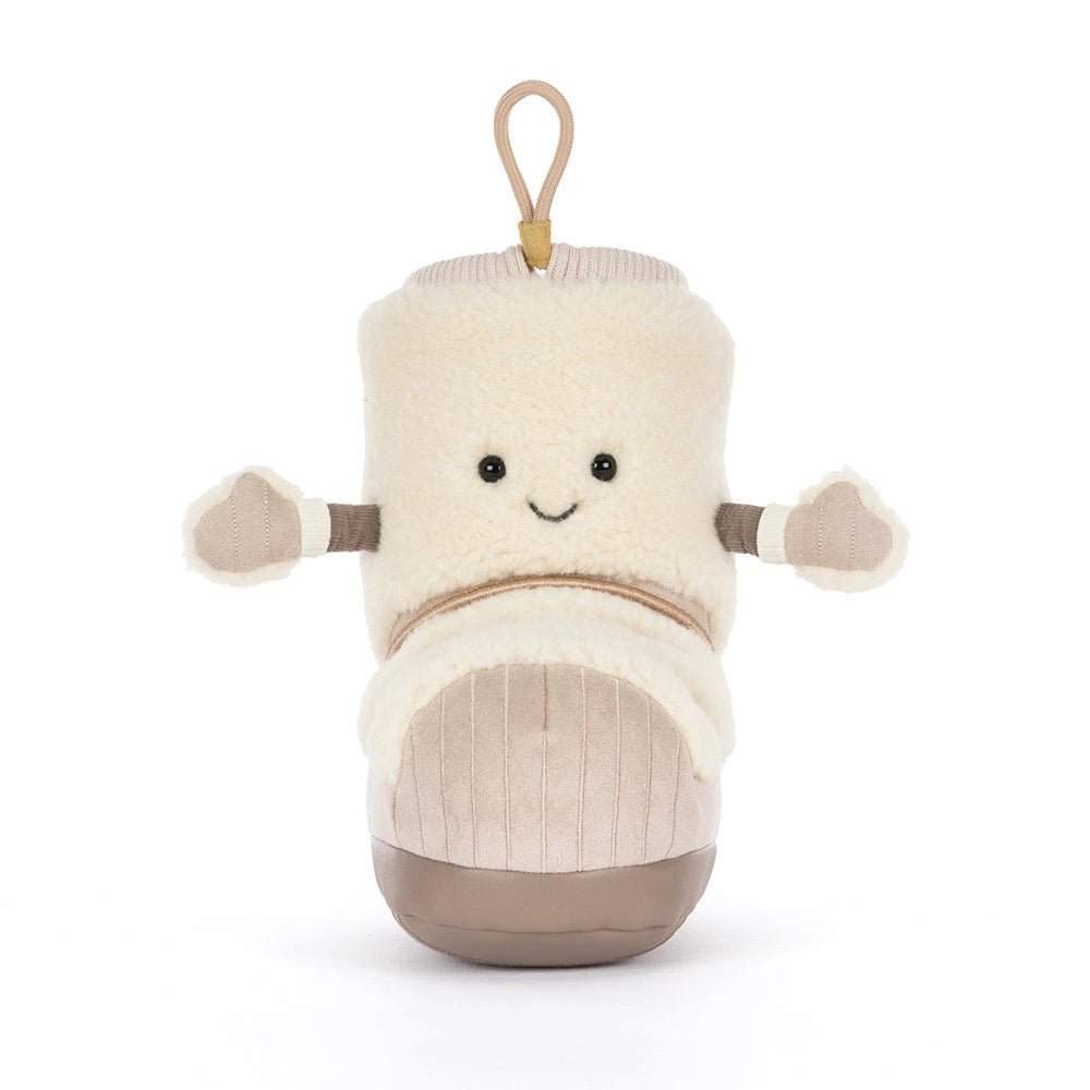 Knuffel Sneeuwschoen Amuseables Perta Snow Boot - 21 cm - Fantasieknuffels Jellycat - In den Olifant