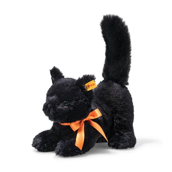 Knuffel Spooky Black Cat - 22 cm - Huisdieren Steiff - In den Olifant