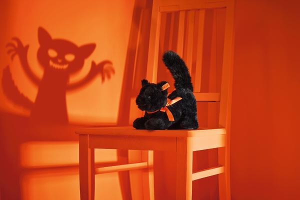 Knuffel Spooky Black Cat - 22 cm - Huisdieren Steiff - In den Olifant