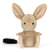 Knuffel Springmuis Jerboa - 14 cm - Wilde dieren Jellycat - In den Olifant