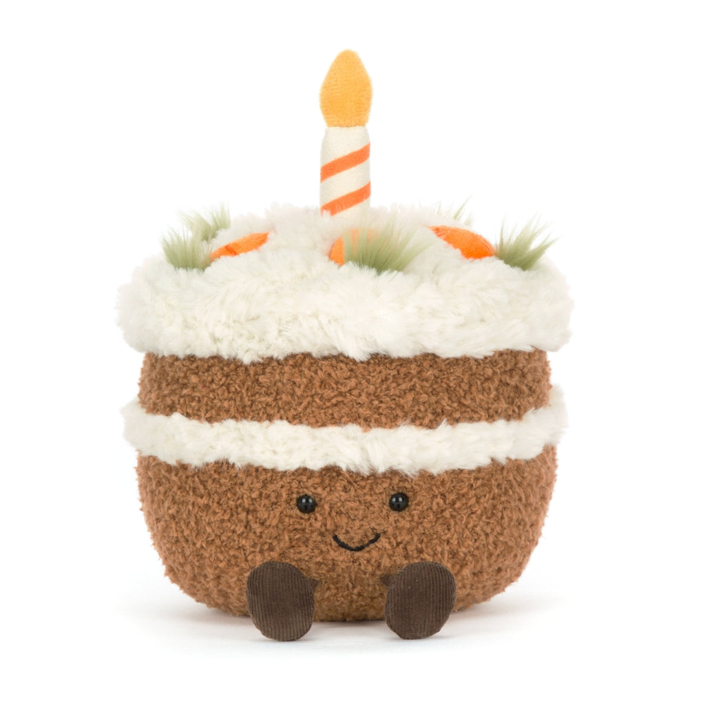 Knuffel Taart Amuseables Carrot Cake - 15 cm - Groenten, fruit en ander lekkers Jellycat - In den Olifant