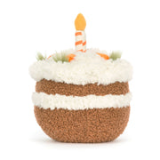 Knuffel Taart Amuseables Carrot Cake - 15 cm - Groenten, fruit en ander lekkers Jellycat - In den Olifant
