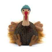 Knuffel Theo Turkey - 29 cm - Wilde dieren Jellycat - In den Olifant