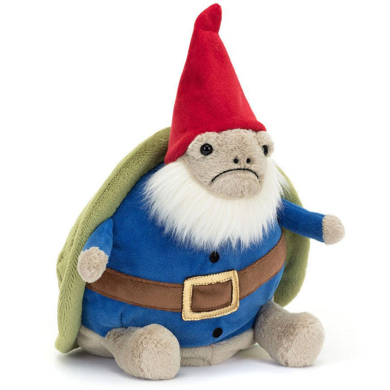 Knuffel Timmy Turtle Garden Gnome - 28 cm - Wilde dieren Jellycat - In den Olifant