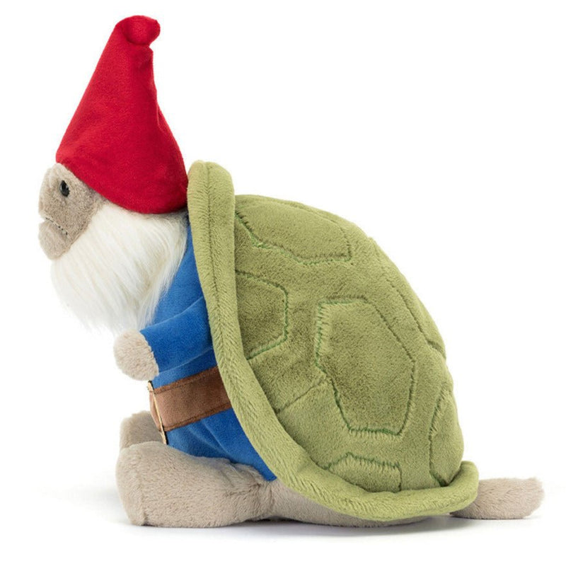 Knuffel Timmy Turtle Garden Gnome - 28 cm - Wilde dieren Jellycat - In den Olifant