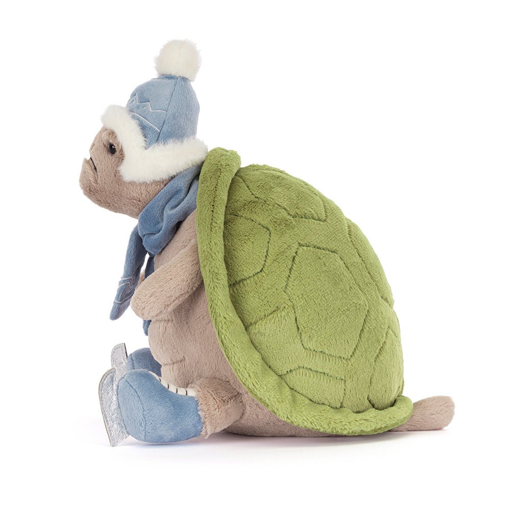 Knuffel Timmy Turtle Skating - 28 cm - Wilde dieren Jellycat - In den Olifant