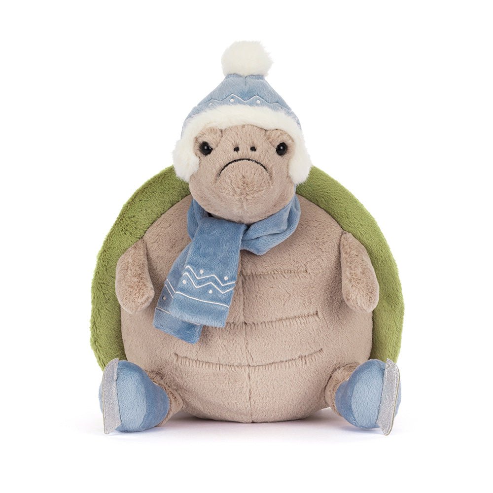 Knuffel Timmy Turtle Skating - 28 cm - Wilde dieren Jellycat - In den Olifant