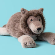 Knuffel Ulrich Wolf - 40 cm - Wilde dieren Jellycat - In den Olifant