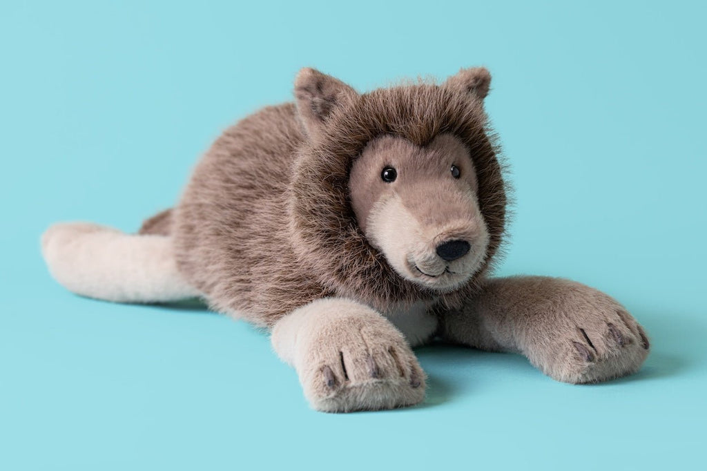 Knuffel Ulrich Wolf - 40 cm - Wilde dieren Jellycat - In den Olifant