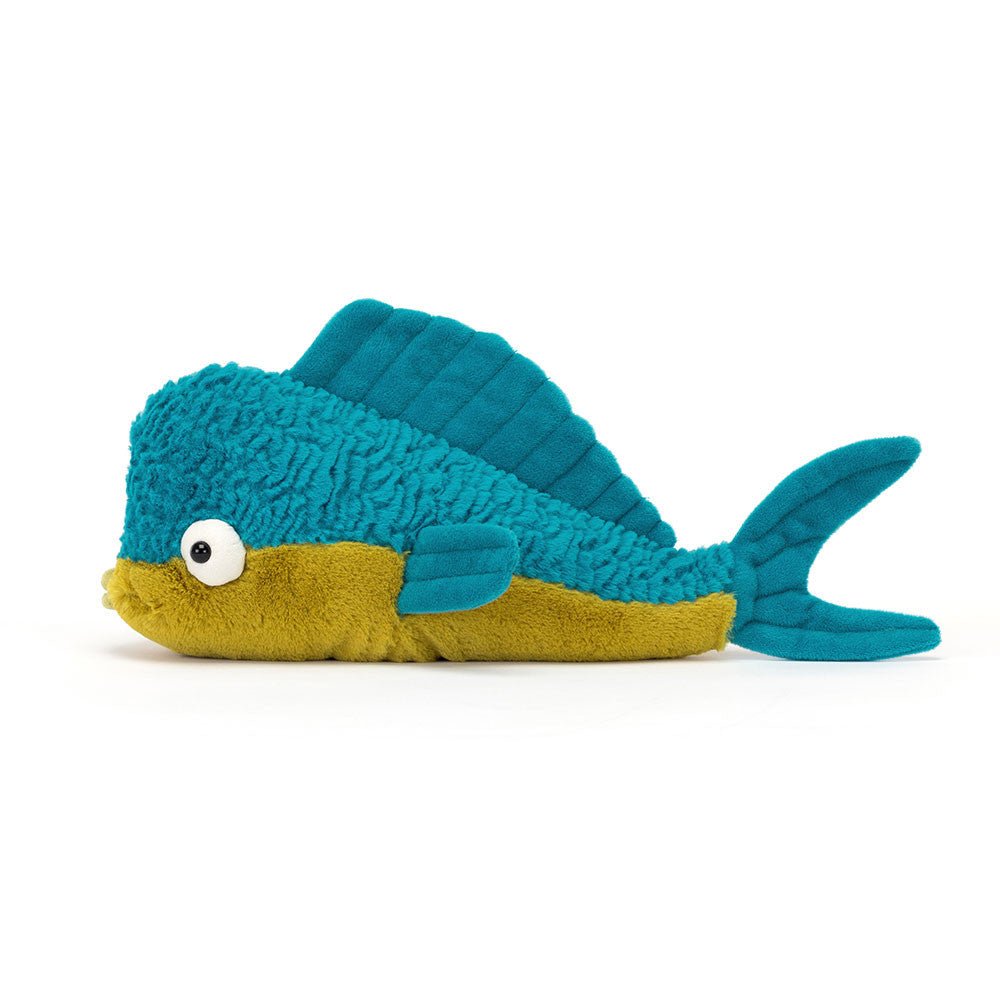 Knuffel Vis Delano Dorado Fish - 24 cm - Zeedieren Jellycat - In den Olifant