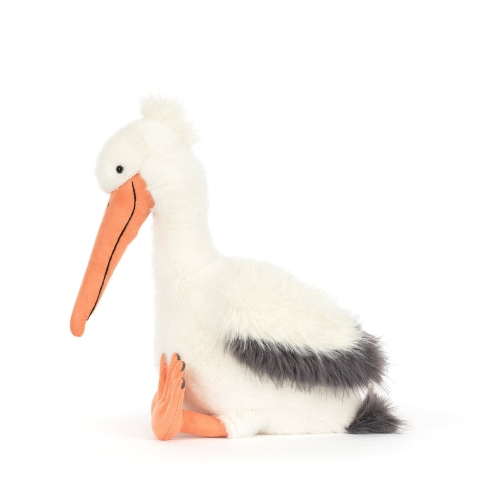 Knuffel Vogel Keli Pelican - 34 cm - Wilde dieren Jellycat - In den Olifant