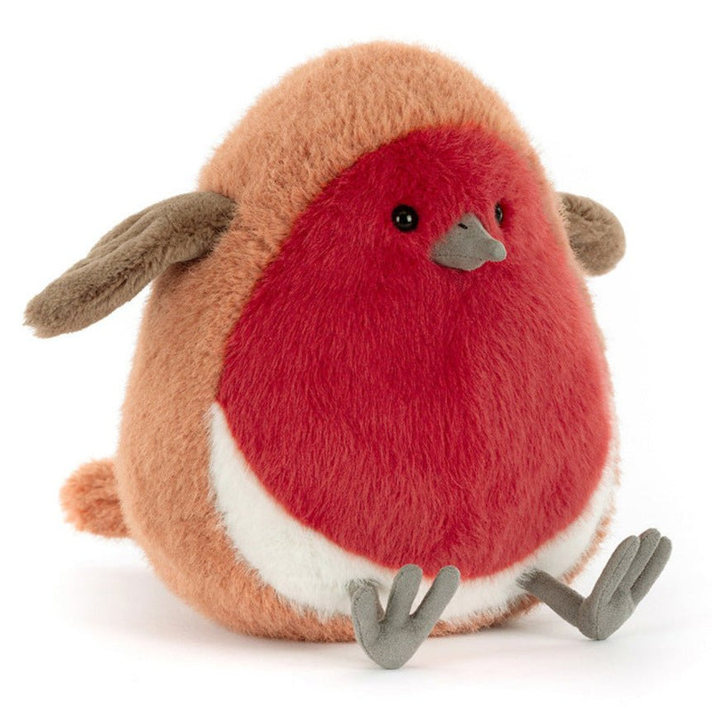 Knuffel Vogel Plum Robin - 20 cm - Boerderijdieren Jellycat - In den Olifant