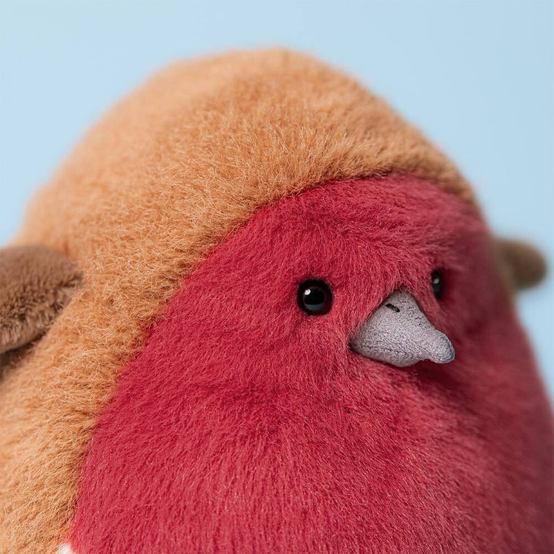 Knuffel Vogel Plum Robin - 20 cm - Boerderijdieren Jellycat - In den Olifant