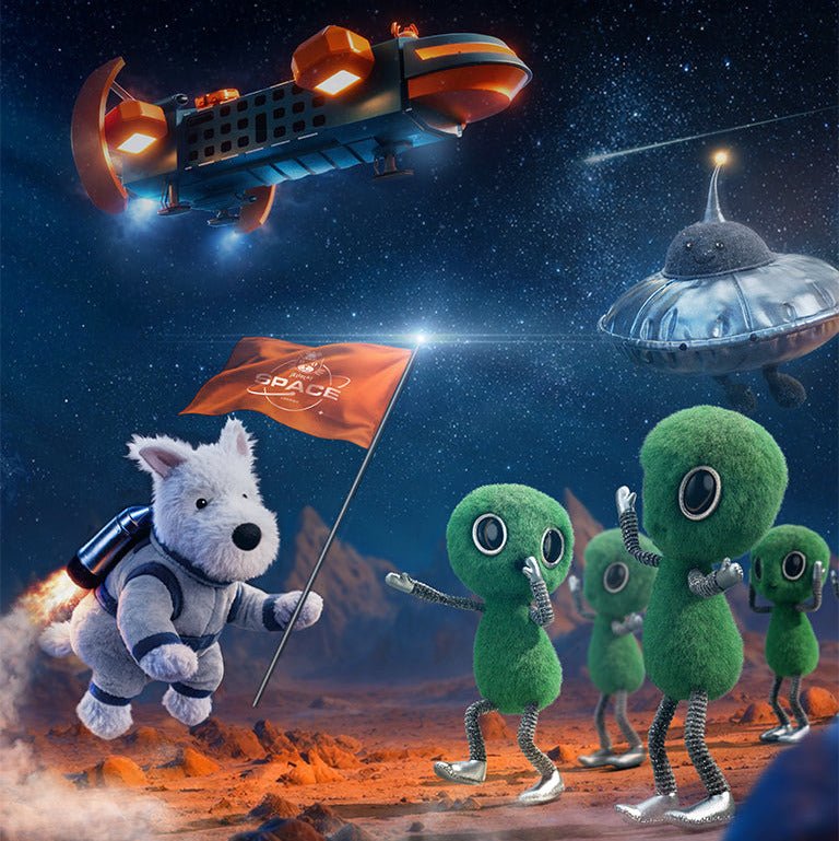 Knuffel Zyllan Alien - 29 cm - Fantasieknuffels Jellycat - In den Olifant