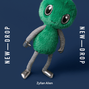 Knuffel Zyllan Alien - 29 cm - Fantasieknuffels Jellycat - In den Olifant