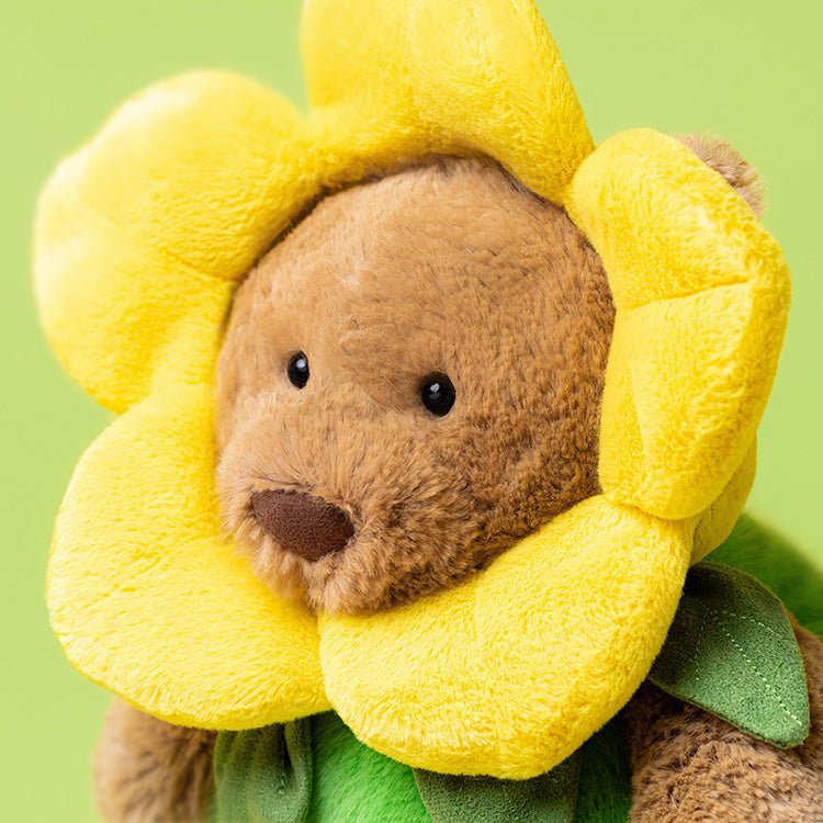 Knuffelbeer Bartholomew Bear Daffodil Outfit - 26 cm - Knuffelberen Jellycat - In den Olifant