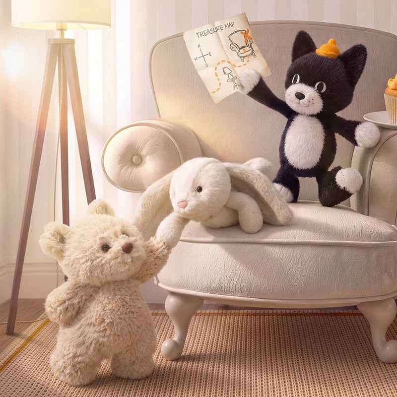Knuffelbeer Bartholomew Bear Junior - 18 cm - Knuffelberen Jellycat - In den Olifant