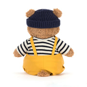 Knuffelbeer Bartholomew Bear Seafarer Outfit - 26 cm - Knuffelberen Jellycat - In den Olifant