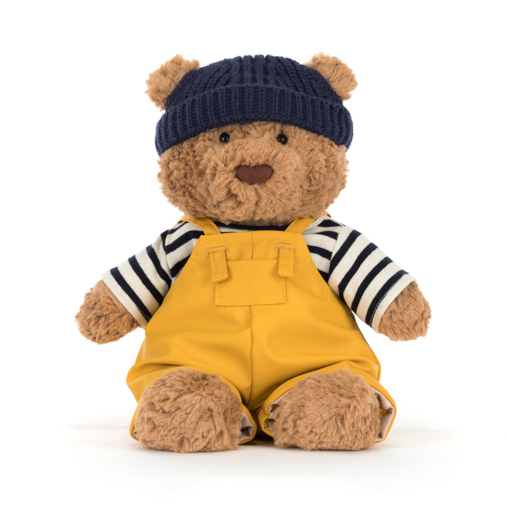 Knuffelbeer Bartholomew Bear Seafarer Outfit - 26 cm - Knuffelberen Jellycat - In den Olifant