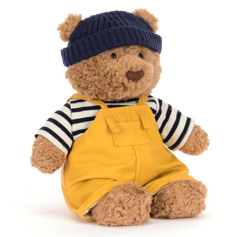 Knuffelbeer Bartholomew Bear Seafarer Outfit - 26 cm - Knuffelberen Jellycat - In den Olifant
