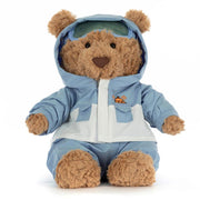 Knuffelbeer Bartholomew Bear Snow Suit - 26 cm - Knuffelberen Jellycat - In den Olifant