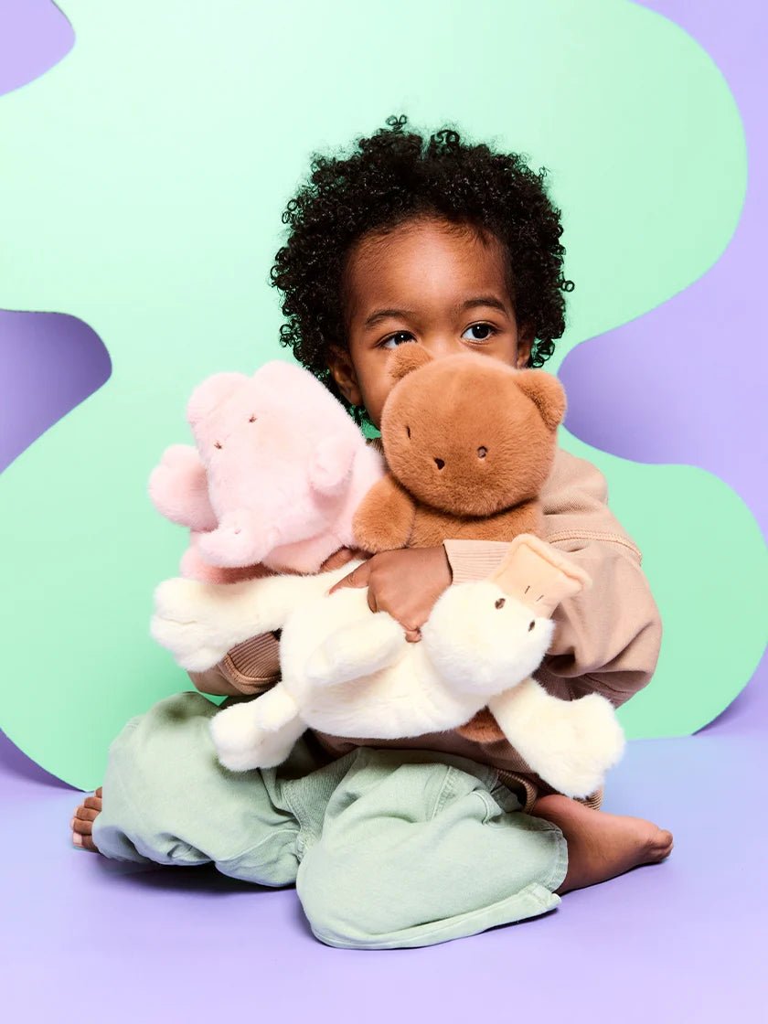 Knuffelbeer Bobo Bear Brown ECO - 23 cm - Knuffelberen Bon Ton Toys - In den Olifant