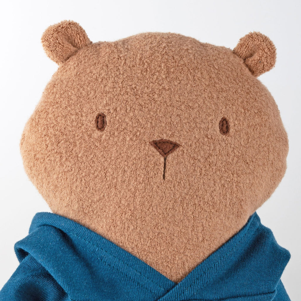 Knuffelbeer Cuddly Friend Mister O'Lui Blue Hoodie - 34 cm - Knuffelberen Sigikid - In den Olifant