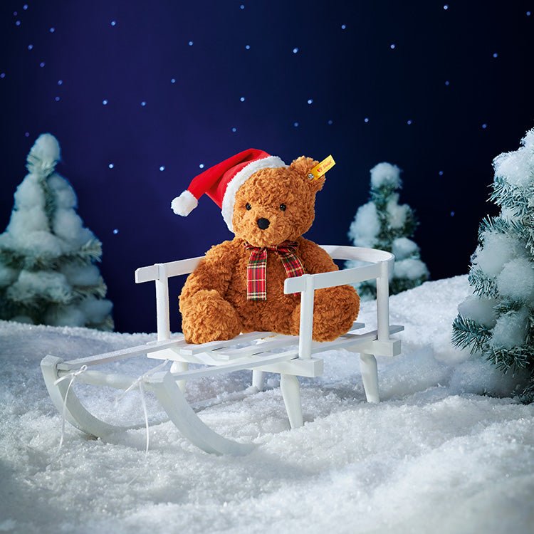 Knuffelbeer Jimmy Teddy bear Christmas - 30 cm - Knuffelberen Steiff - In den Olifant