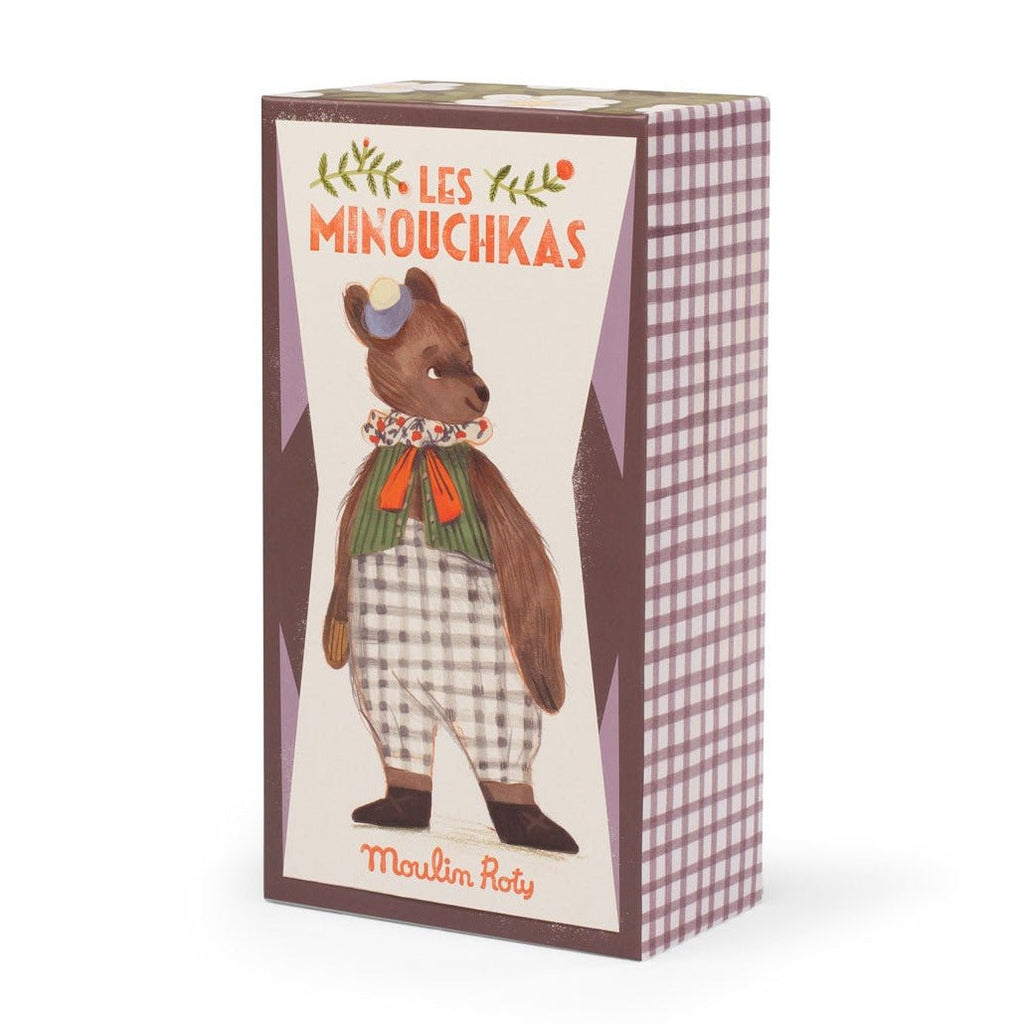 Knuffelbeertje Baba de grote beer - Les Minouchkas - Knuffelberen Moulin Roty - In den Olifant