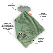 Knuffeldoekje Comfort blanket Croco Green - Knuffeldoekjes Done by Deer - In den Olifant