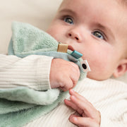 Knuffeldoekje Comfort blanket Elphee Blue - Knuffeldoekjes Done by Deer - In den Olifant