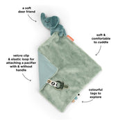 Knuffeldoekje Comfort blanket Elphee Blue - Knuffeldoekjes Done by Deer - In den Olifant