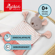 Knuffeldoekje Comforter Mouse - 25 cm - Knuffeldoekjes Sigikid - In den Olifant
