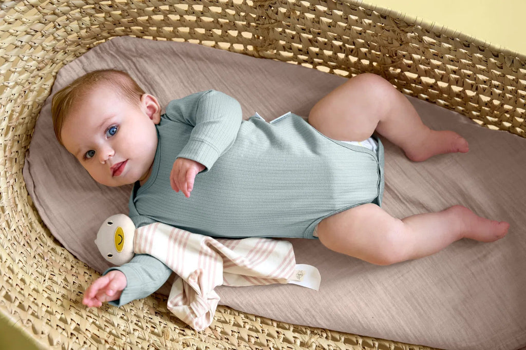 Knuffeldoekje Duck - 23 × 23 cm - Knuffeldoekjes Lässig - In den Olifant