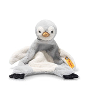 Knuffeldoekje pinguïn Lio grijs - 26 cm - Wilde dieren Steiff - In den Olifant