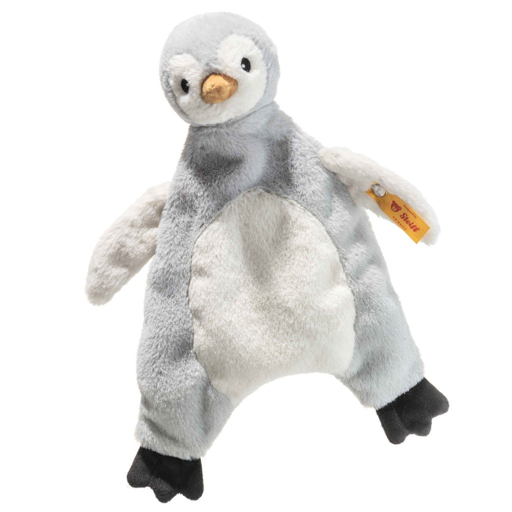 Knuffeldoekje pinguïn Lio grijs - 26 cm - Wilde dieren Steiff - In den Olifant