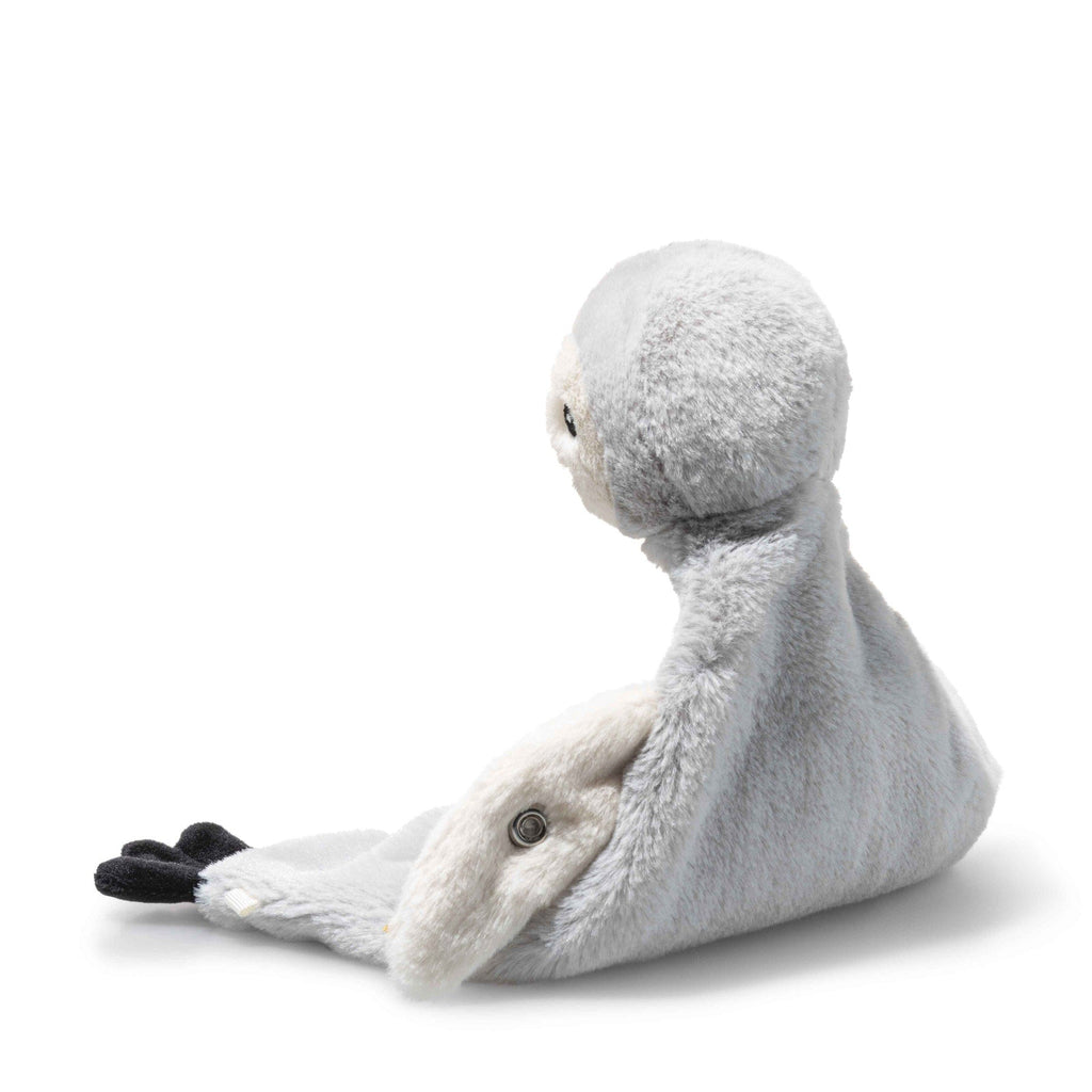 Knuffeldoekje pinguïn Lio grijs - 26 cm - Wilde dieren Steiff - In den Olifant