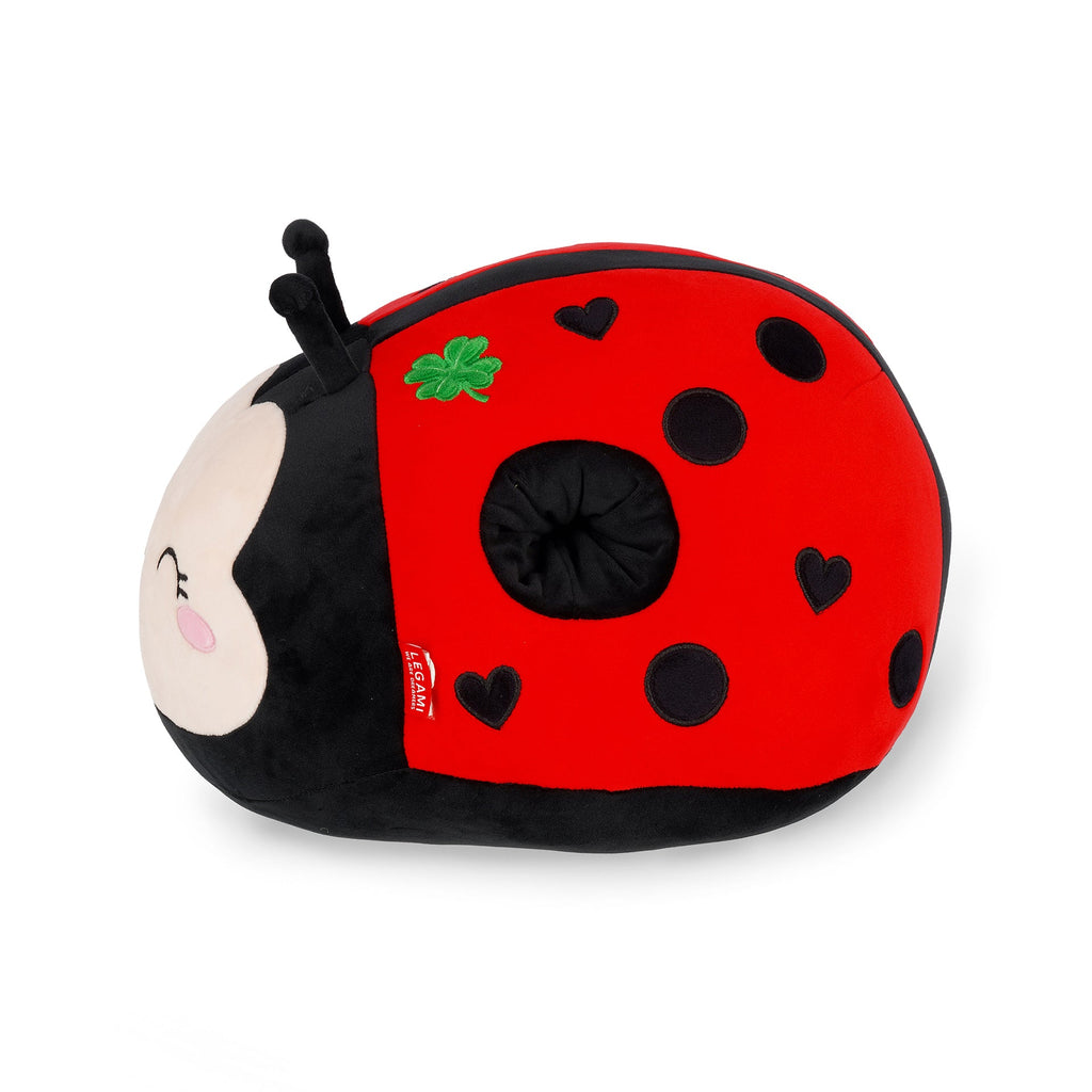 Knuffelkussen Super Soft! Pillow - Ladybug - Kussens Legami - In den Olifant