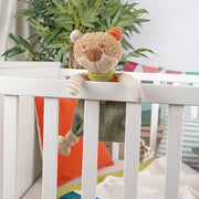 Knuffellapje Baby Blankie Teddy Organic - 24 cm - Knuffeldoekjes Sigikid - In den Olifant