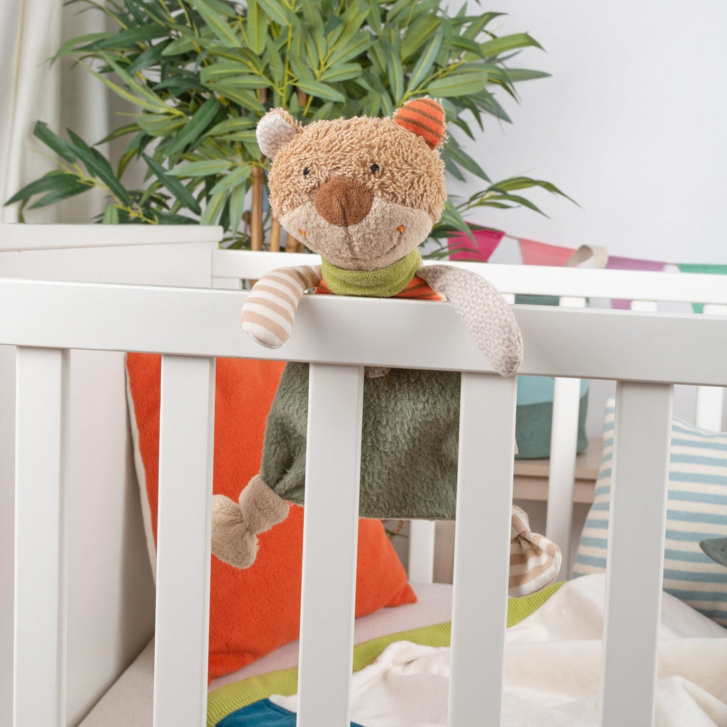 Knuffellapje Baby Blankie Teddy Organic - 24 cm - Knuffeldoekjes Sigikid - In den Olifant