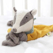 Knuffellapje Das Organic Badger Blankie - 25 cm - Knuffeldoekjes Sigikid - In den Olifant