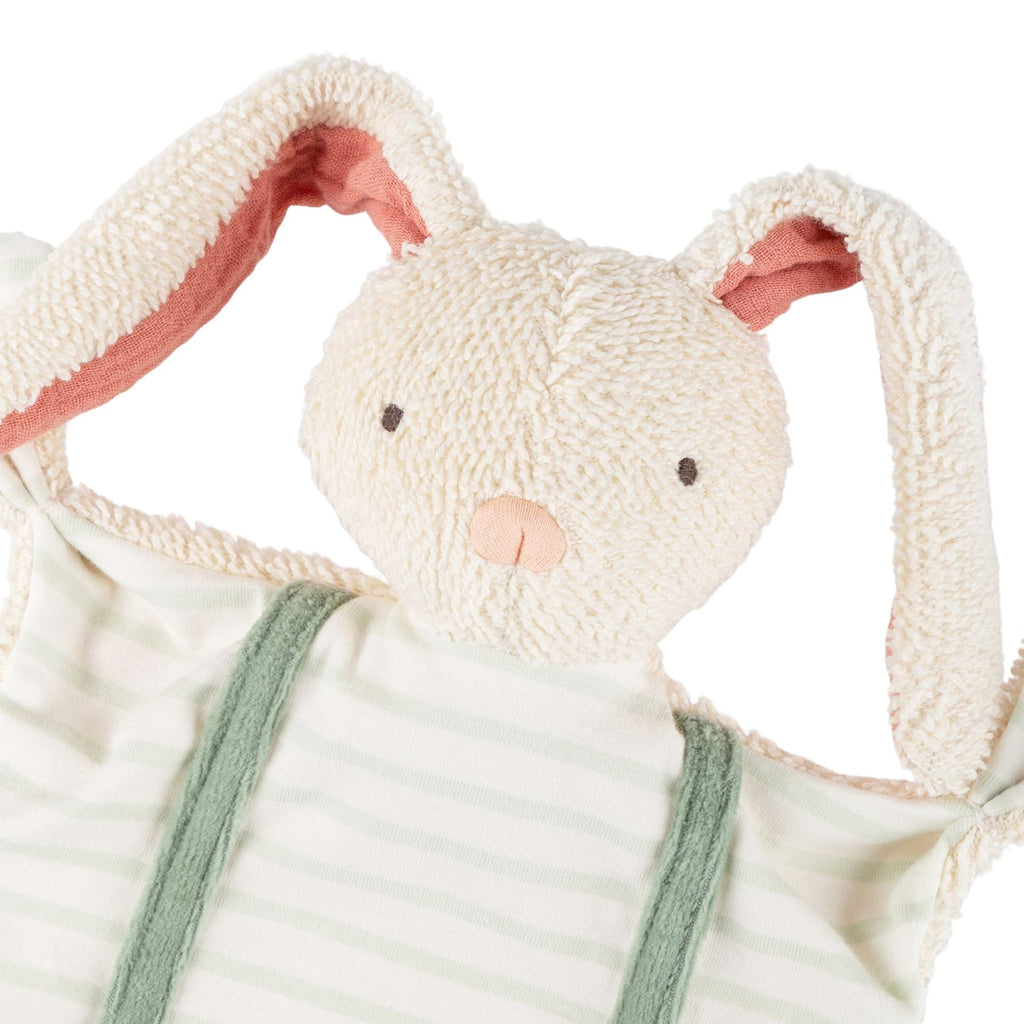 Knuffellapje Konijn Comforter Rabbit Green - 24 cm - Knuffeldoekjes Sigikid - In den Olifant