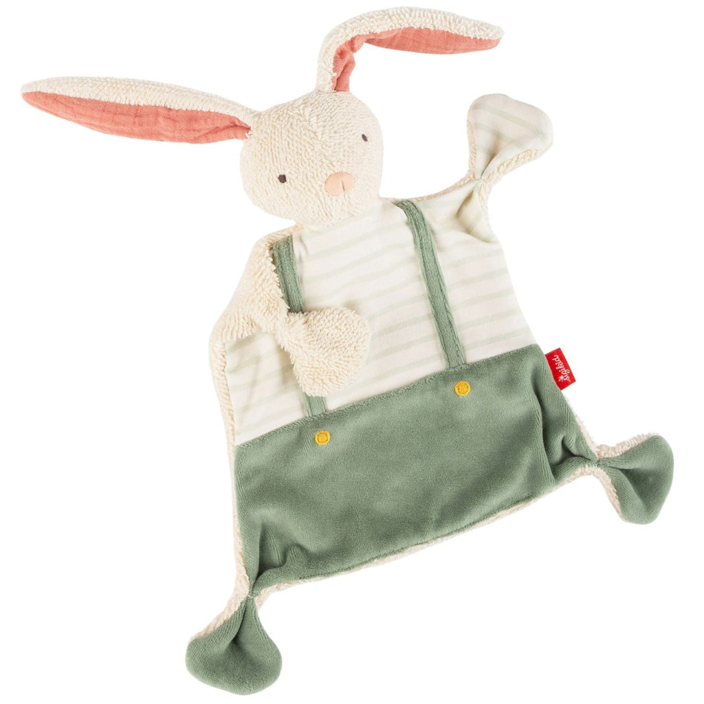 Knuffellapje Konijn Comforter Rabbit Green - 24 cm - Knuffeldoekjes Sigikid - In den Olifant