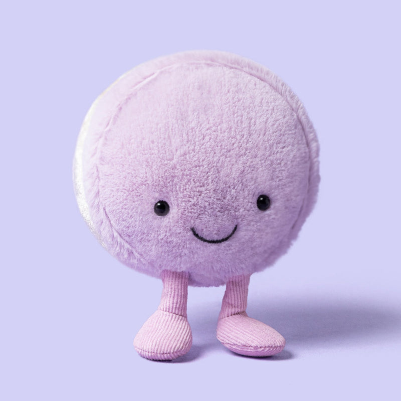 Knuffeltje Amuseables May Macaron Lavender - 12 cm - Onaf Jellycat - In den Olifant