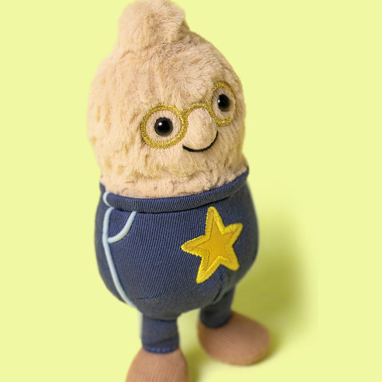 Knuffeltje Amuseables Peanut Star Student Outfit - 15 cm - Fantasieknuffels Jellycat - In den Olifant
