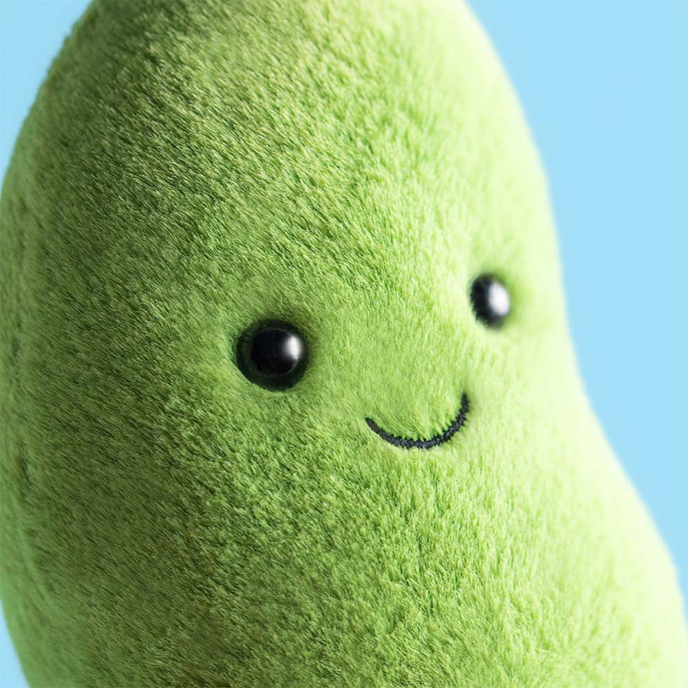 Knuffeltje Amuseables Soyella Edamame Bean - 13 cm - Groenten, fruit en ander lekkers Jellycat - In den Olifant
