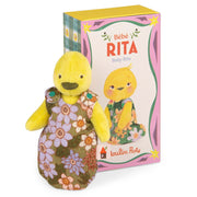 Knuffeltje Baby Rita de eend - Les Minouchkas - Boerderijdieren Moulin Roty - In den Olifant