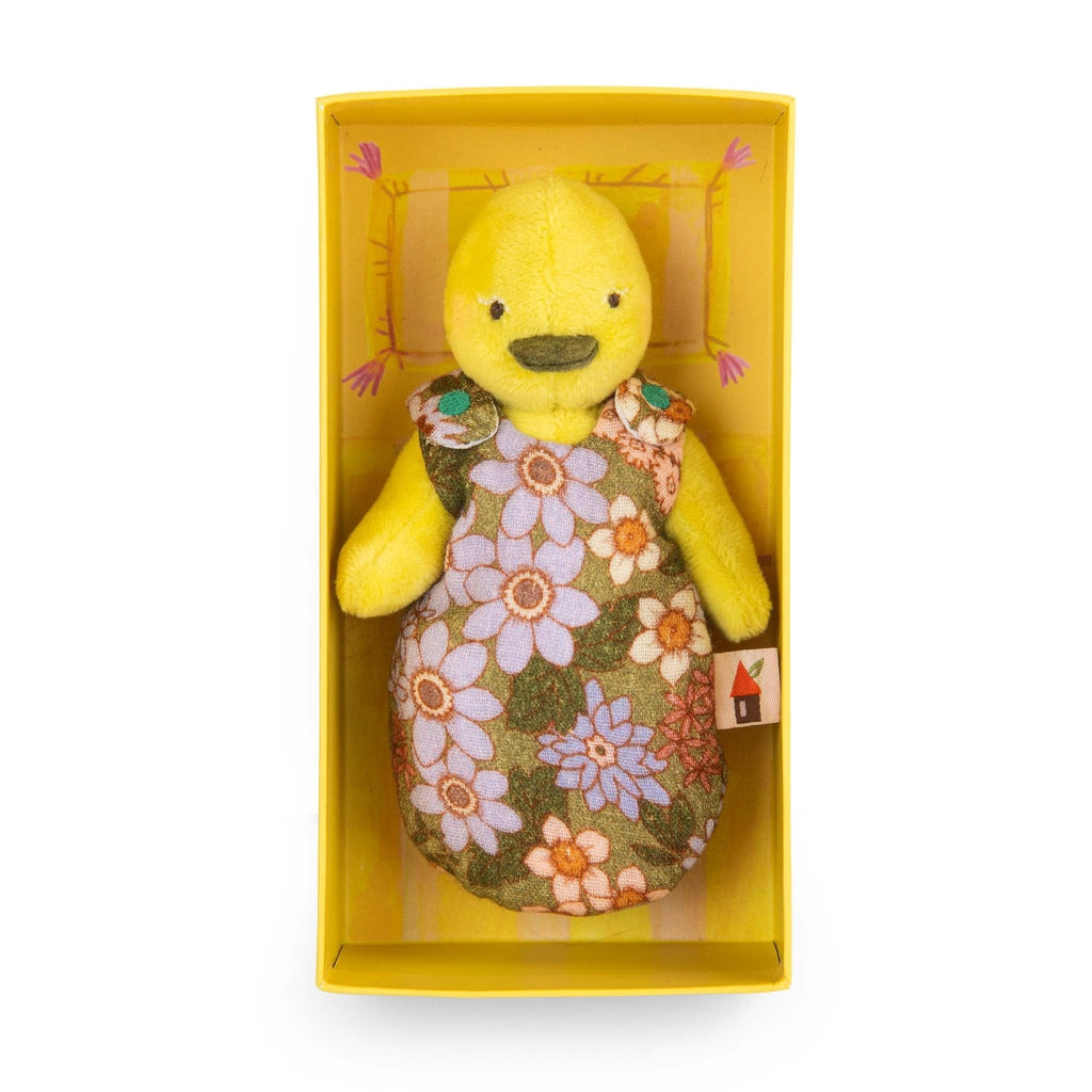 Knuffeltje Baby Rita de eend - Les Minouchkas - Boerderijdieren Moulin Roty - In den Olifant