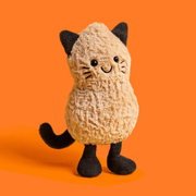 Knuffeltje Jellycat Amuseables Peanut Cat Outfit - 15 cm - Groenten, fruit en ander lekkers Jellycat - In den Olifant